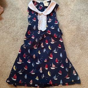 Sailboat dress.